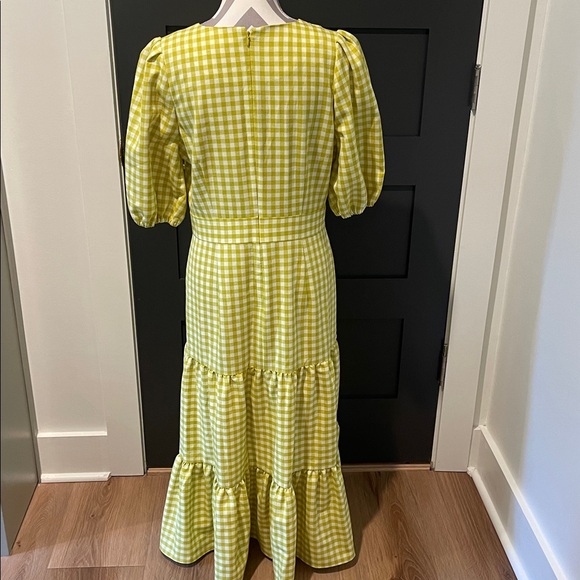 Ann Taylor Citron Gingham Preppy Midi Dress Size 10 NWOT - Picture 7 of 10